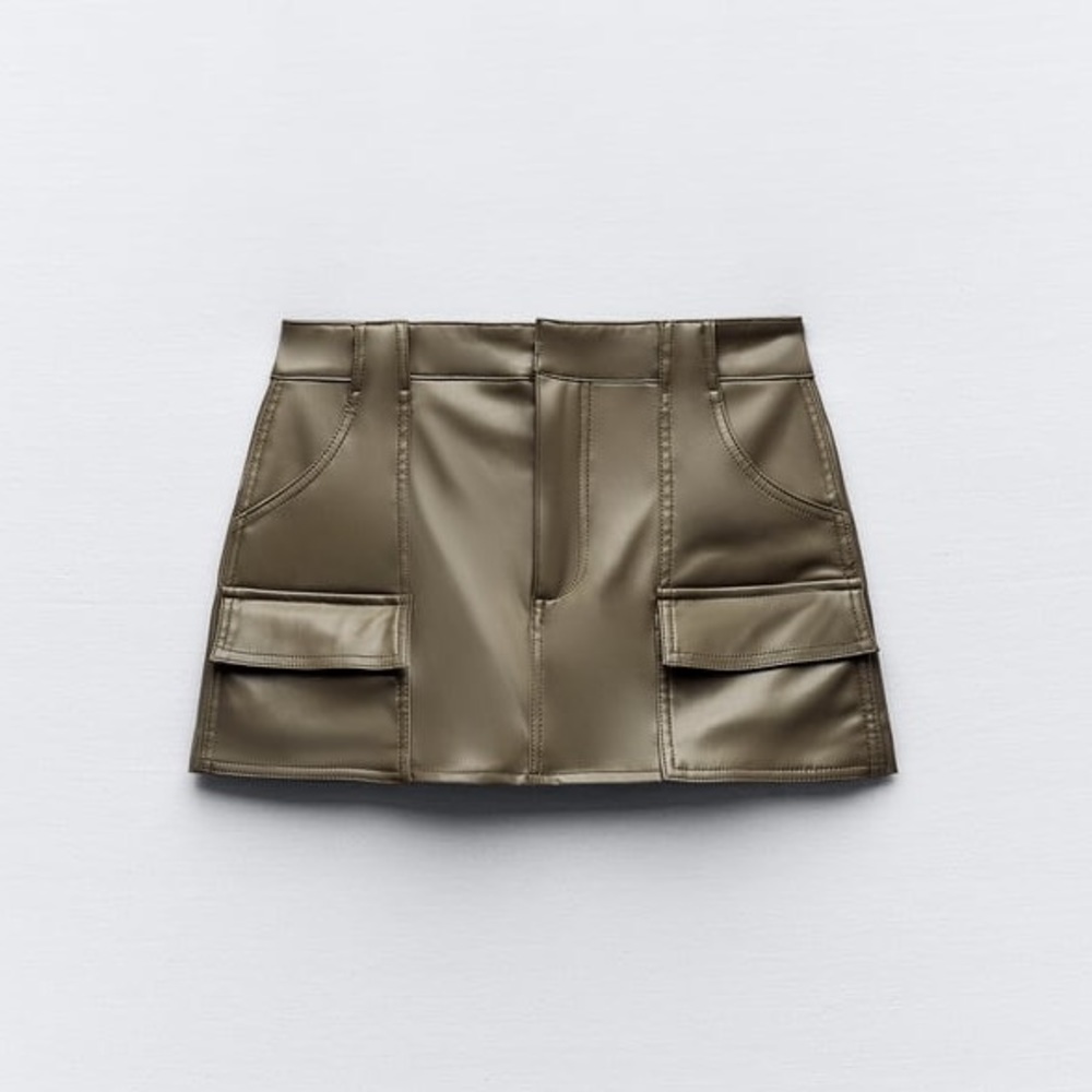 Leather Skort